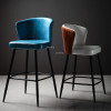 Nordic Modern Minimalist High PU Bar Stools