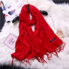 Wholesale fashion scarf pashmina cashmere women shawl custom