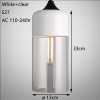 Nordic Modern loft hanging Glass Pendant Lamp Fixtures E27 E26 LED Pendant lights for Kitchen Restaurant Bar living room bedroom Nordic Modern loft hanging Glass Pendant Lamp Fixtures E27 E26 LED Pendant lights for Kitchen Restaurant Bar living room bedroom