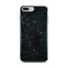 Black Glossy Marble Case with Golden Lines for iPhone 8 Plus / 7 Plus