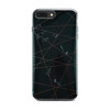 Black Glossy Marble Case with Golden Lines for iPhone 8 Plus / 7 Plus