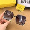 30130Rimless Gradient Sunglasses