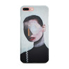 White Abstract Portrait Slim Case for iPhone 8 Plus / 7 Plus