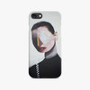 White Abstract Portrait Slim Case for iPhone 8 / 7