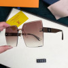1385Rimless Gradient Sunglasses