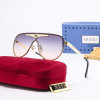 1118Round Frame Gradient Sunglasses