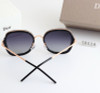 19028Round Frame Gradient Sunglasses
