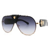 5 Colors Retro Matel Big Round Frame Sunglasses