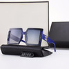 Letter Pattern Decoratived Sunglasses