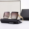 Letter Pattern Decoratived Sunglasses