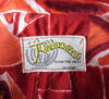 Vintage 60s Hawaiian Style Red Shirt Shift Dress S