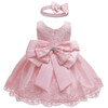 Newborn Baby Girls Dress Summer Lace Princess Dress vestidos Kids Baptism Infant 1 Year Birthday Party Dress For Girls Clothing