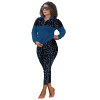 Women Leopard Print Two Piece Set