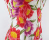 Vintage 60s Hawaiian Style Mermaid Hem Floral Sheath Dress S