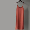 2020 Spring Summer Women Satin Dress party Luxury Shiny Sundress Imitation Silk Dress