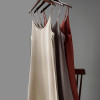 2020 Spring Summer Women Satin Dress party Luxury Shiny Sundress Imitation Silk Dress