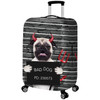Bulldog Pattern Luggage Cover