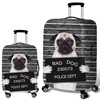 Bulldog Pattern Luggage Cover