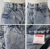 Vintage 90s Levis 900 Stone Wash Pinstripe Jeans NOS S
