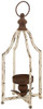 Farmhouse White Metal Decorative Lanterns