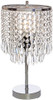 Elegant Decorative Chrome Crystal Table Lamp