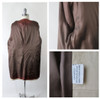 Vintage 60's Tan Leather MOD Jacket Coat M