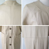 Vintage 60's Tan Leather MOD Jacket Coat M