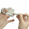 TRANSPARENT  LOCK + 15 LOCK PICKS