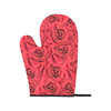 Radical Red Roses Oven Mitt & Pot Holder Radical Red Roses Oven Mitt & Pot Holder