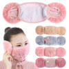 2 in 1 Cartoon Cute Earmuffs Cap Thicken Plush Keep Warm Earflap