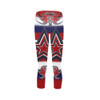 Tricolor Stars Stripes Capri Legging (Model L02)