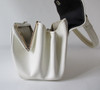 Vintage 60's White Top Handle Handbag Bag