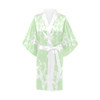 Tea Green Mix Kimono Robe