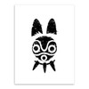 Princess Mononoke Mask Wall Poster Sticker