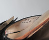 Vintage 50's Black Gold Buckle Springolator Heels Shoes 8