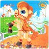Toys for Baby Puzzle game Colorful Wooden Animal Educational Developmental Baby Kid Training Toy Educational Toy Gift