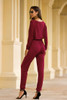 Women Long Sleeve High Waist Jumpsuit