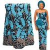 Bestway New African Lace Fabric 2021 Nigerian Women Party Luxury Multicolor Sequins Embroidery 5 Yards French Tulle Lace Fabric