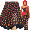 Bestway African Lace Fabric 5  Yards  Rhinestone dry laces fabrics for women