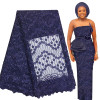 Free Shipping 5 Yards Embroidery Beaded French Tulle Lace Fabric