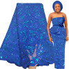 Latest Sequins Embroidery French Lace 5 Yards Free Shipping