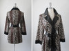 Vintage 60's Leopard Print Vanity Fair Bombshell Robe M