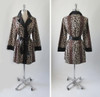 Vintage 60's Leopard Print Vanity Fair Bombshell Robe M