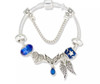 Angel wing European charm style bracelet