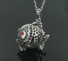 Fish aromatherapy diffuser necklace