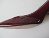 Vintage 60's Deep Red Suede & Patent Leather Pumps Heels Shoes 10.5
