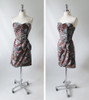 Vintage 50's Hawaiian Tribal Leaf Sarong Dress M