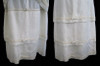 Vintage 60's White MOD Convertible Maxi To Mini Wedding Dress Set XS S