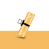 2 in 1 for Audio Adapter for iPhone X/8/7/6 Charger Splitter Headphone Earphone AUX Cable Adapter Gold