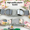 French Bulldog Harness Leash And Collar Set Printed No Pull Dog Harness Vest Leash Collar Set For Small Medium Large Dogs